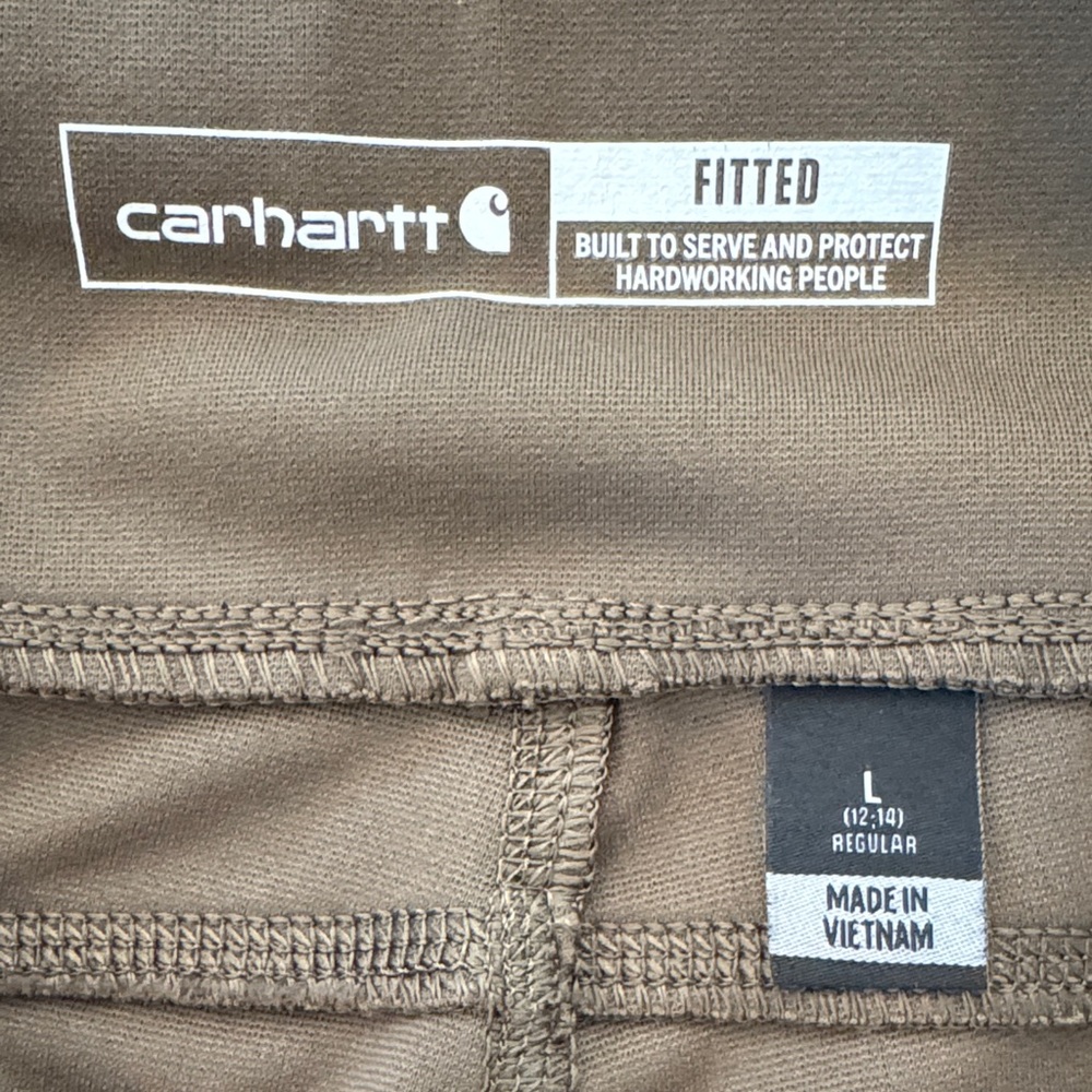 Carhartt Force Fitted Lightweight Utility Leggings Women’s L Tarmac Olive Green - Picture 12 of 12